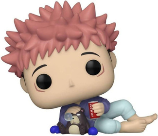 Jujutsu Kaisen POP! Animation Vinyl Figure Itadori w/ Tsukamoto Doll 9 cm