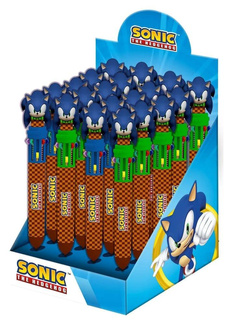 Sonic - The Hedgehog Multicoloured ball pen Display (24)