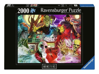 Universal Monsters Jigsaw Puzzle (2000 pieces)