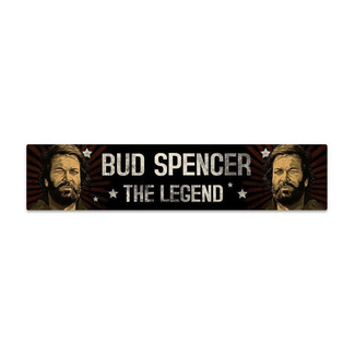 Bud Spencer Tin Sign with Magnet The Legend 16 x 3,5 cm
