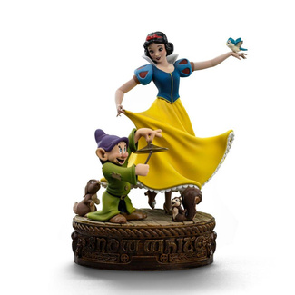 Snow White and the Seven Dwarves Art Scale Statue 1/10 Snow White and Dopey 21 cm