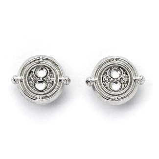 Harry Potter Earrings Time Turner (Silver Tone)