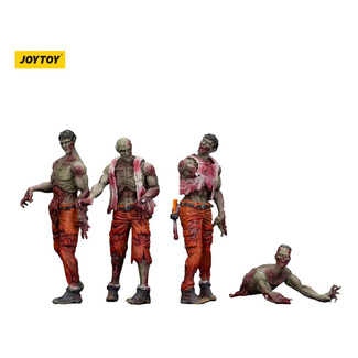 Zombie Dark Source Action Figures 4-Pack Mechanic Team 8 cm