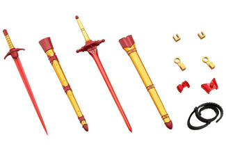 Kotobukiya M.S.G. Model Kit Accessory Set Virtuous Style 09 Sword Set A Flamerite Ver.