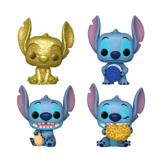 Stitch Holiday 2024 Pocket Funko POP! Vinyl Mini figures 4-Pack Dreidel Box 4 cm