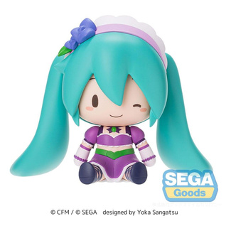 Hatsune Miku Fuwa Petit Chibi Figure Hatsune Miku x Love and Berry Dress Up and Dance! Sparkly Purple 8 cm