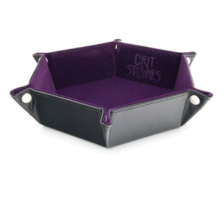 CritStones Folding Dice Tray Purple