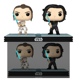 Star Wars Funko POP! Movie Moments Vinyl Bobble-Head 2-Pack Kylo & Rey 9 cm