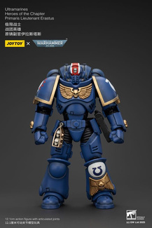 Warhammer 40k Action Figure 1/18 Ultramarines Heroes of the Chapter Primaris Lieutenant Erastus 20 cm