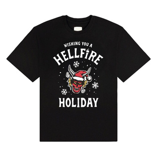 Stranger Things T-Shirt Wishing You A Hellfire Holiday