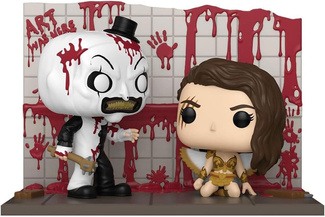 Terrifier 2 POP Moments Vinyl Figures Art vs Sienna 9 cm