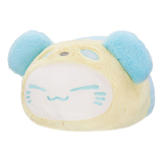 Nemuneko Cat Plush Figure Pastel Panda Big Blue 33 cm