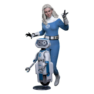 First Steps Movie Masterpiece Action Figure 2-Pack 1/6 Invisible Woman & H.E.R.B.I.E. 28 cm