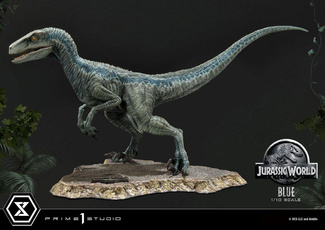 Fallen Kingdom Prime Collectibles Statue 1/10 Blue (Open Mouth Version) 17 cm
