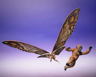 The New Empire S.H. Monster Arts Action Figures 2-Pack Suko & Mothra
