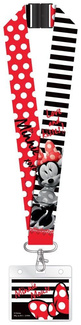 Mickey Mouse Deluxe Lanyard with Card Holder Minnie