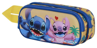 Lilo & Stitch 3D Double Pencil case Ocean Blue