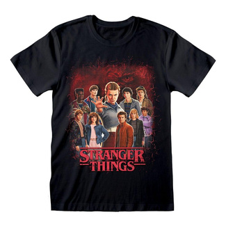 Stranger Things T-Shirt Group of all Characters