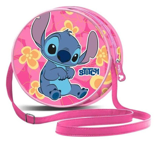 Lilo & Stitch Round Crossbody Bag Cute Pink