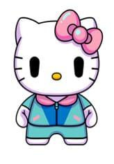 Sanrio DZNR Plush Figure Hello Kitty City Pop Edition 18 cm