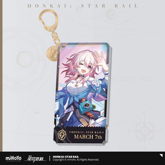 Star Rail Character Acrylic Keychain March 7th 9 cm