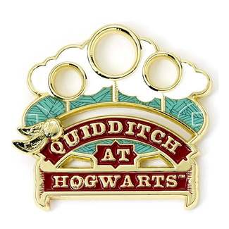 Harry Potter Pin Badge Quidditch (Golden Tone)