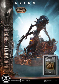 Romulus Museum Masterline XL Statue 1/3 Scorched Xenomorph Deluxe Bonus Version 98 cm