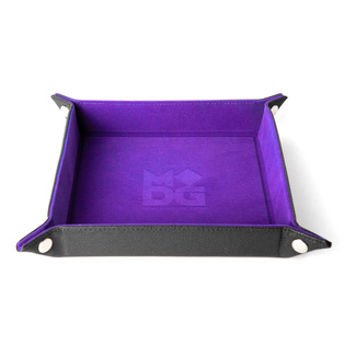 FanRoll Folding Dice Tray Velvet Purple