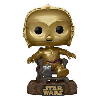 Star Wars Return of the Jedi 40th Anniversary Funko POP! figurka C3P0 in chair 9 cm